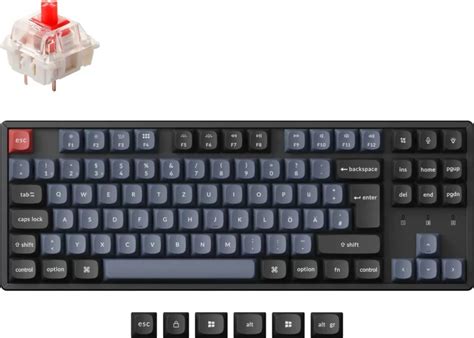 Keychron K8 Pro TKL PBT Schwarz LEDs RGB Hot Swap Gateron G Pro
