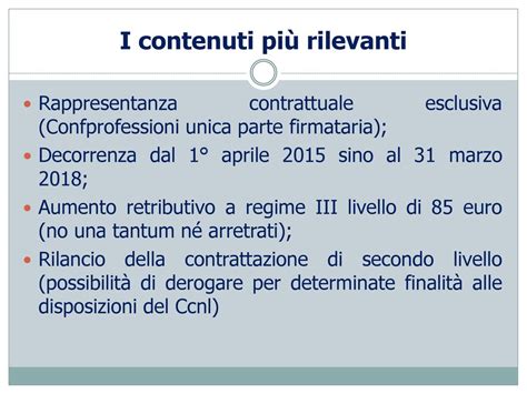 Ipotesi Ccnl Studi Professionali Del Aprile Ppt Scaricare