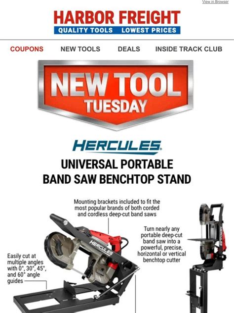 Harbor Freight Tools New Product Alert Milled