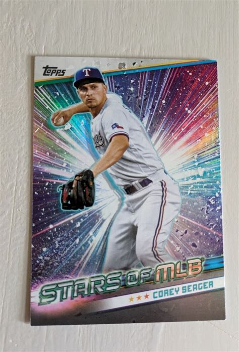 Corey Seager Topps Series Stars Of Mlb Smlb Texas Rangers Ebay