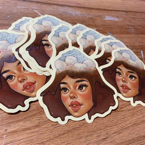 Hot Chocolate Sticker Etsy