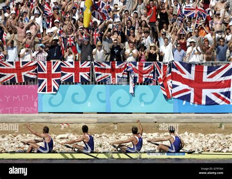 Rowing Olympics2004 Celebrating Hi Res Stock Photography And Images Alamy