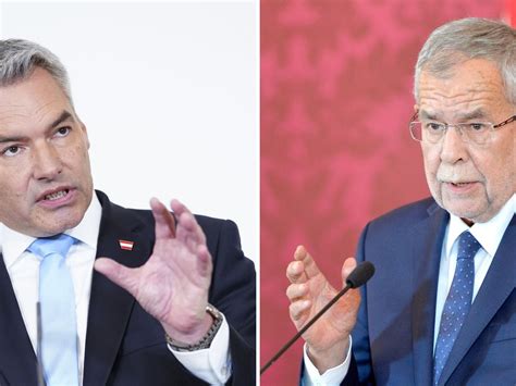 Nahost Nehammer Traf Van Der Bellen Vienna At