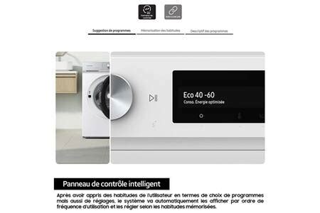 Lave Linge Hublot Samsung WW11DG6B85LK BESPOKE AI WW11DG6B85LK