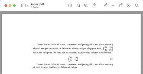 LaTeX Matrix (pmatrix, bmatrix, Bmatrix, vmatrix, Vmatrix)