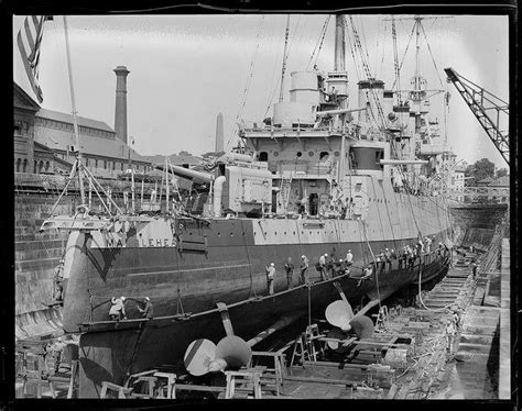 USS Marblehead...Omaha class light cruiser in Boston dry dock 1932 ...