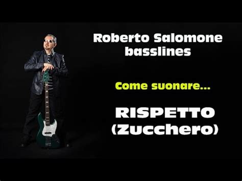 Tutorial Rispetto Zucchero Bassline By Roberto Salomone Youtube