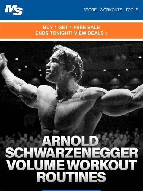 Muscle And Strength Arnold Schwarzenegger Volume Workout Routines Milled