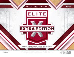 2018 Panini Elite Extra Edition Baseball Card Checklist