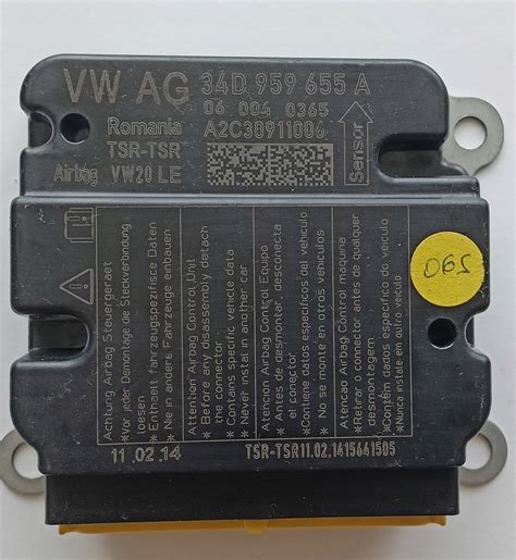 MODUŁ STEROWNIK SENSOR AIRBAG VW AUDI 34D959655A 34D959655A za 500 zł z