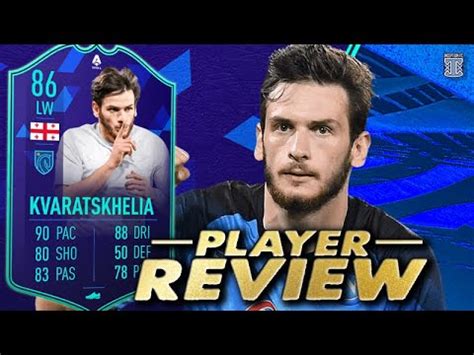 86 KVARATSKHELIA SERIE A PLAYER OF THE MONTH PLAYER REVIEW POTM SBC