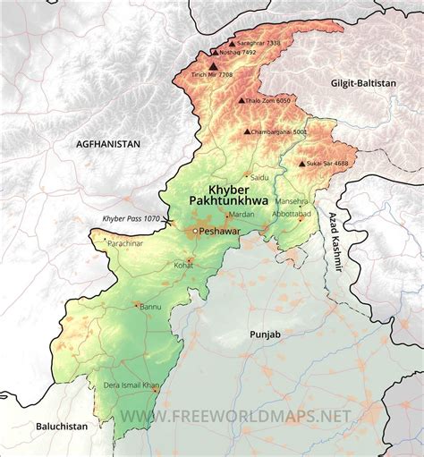 Khyber Pakhtunkhwa Maps