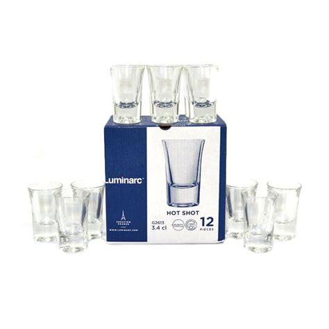 Jual Hot Shot Glass Luminarc Gelas Sloki 3 4 Cl 12 Pcs Di Seller