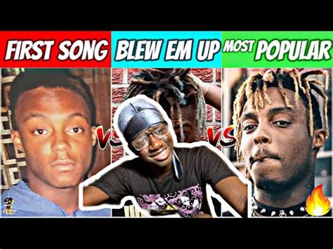 RAPPERS FIRST SONG VS THE SONG THAT BLEW THEM UP VS THERE MOST POPULAR