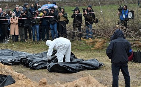 Ukraine Begins Excavation Of Mass Grave In Bucha