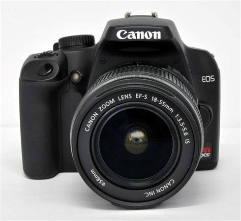 Canon EOS Digital Rebel XS 1000D 10.1 MP DSLR Black Camera Kit w/18-55mm IS Lens | eBay