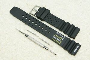 Xl Rubber Divers Nd Limits Silicone Watch Strap Fits Seiko Citizen