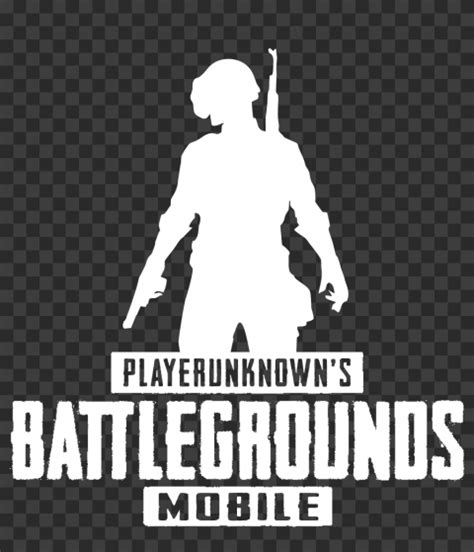 Pubg Mobile Battlegrounds White Silhouette Logo Citypng