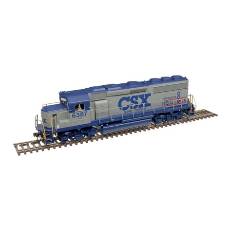 Atlas Ho Gp40 2 Csx Operation Red Block W Dcc And Sound Spring Creek