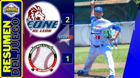 Leones de León vs Indígenas de Matagalpa RESUMEN Juego 1 POMARES 09 03