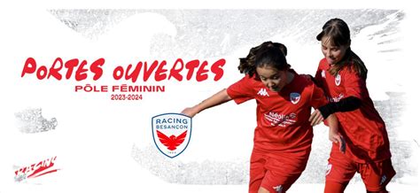 Portes Ouvertes PÔle FÉminin Racing BesanÇon 2023 2024 Racing Besançon