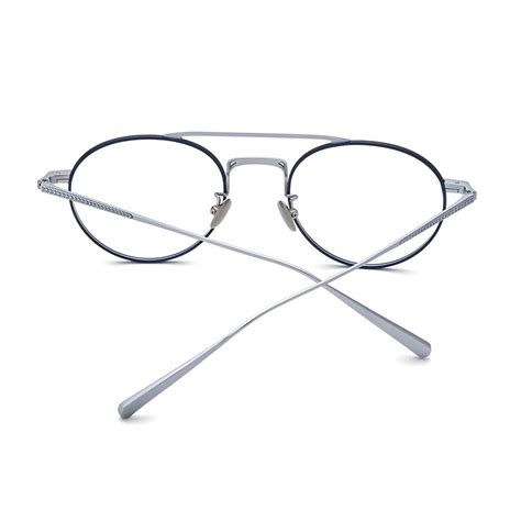 Aviator Full Titanium Glasses Frames With Engraved Details