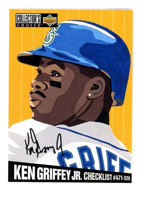 Collector S Choice Ken Griffey Jr Silver Signature Ebay