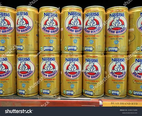 Nestle Bear Brand Sterilized Milk Ready Stock Photo 2240171899