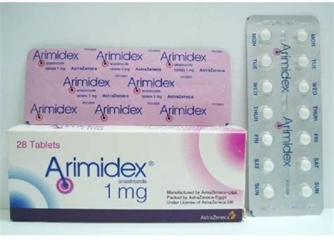 Arimidex Anastrozole 1mg Tablet Pack Size 28 Tablets At Rs 1452 Box