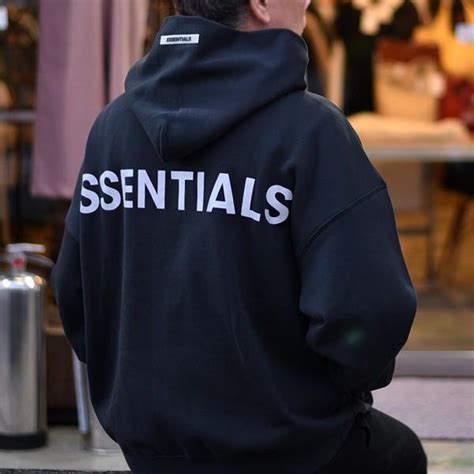 Fear Of God Essentials 写真実物即納リフレクターパーカー メンズ レディース Fog Essentials フィアオブ