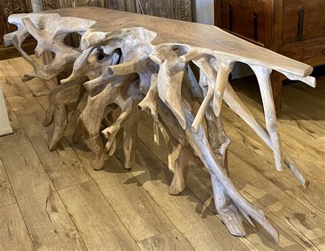 70 Teak Root Console Table Terra Nova Designs