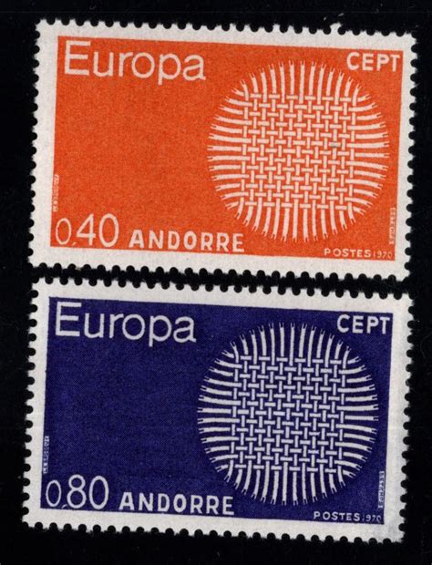 Andorre French Andorra Scott Mnh Europa Cept One