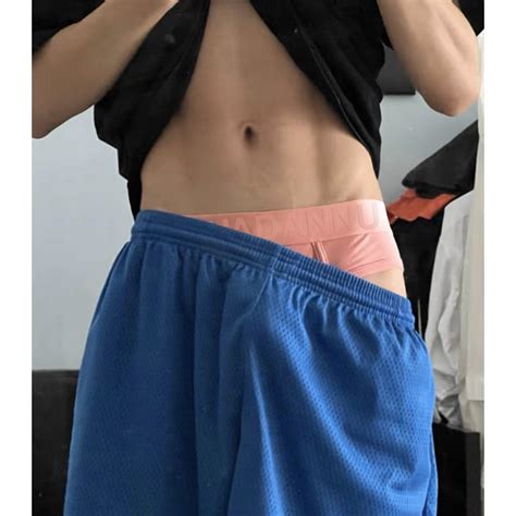 Cueca Moda Masculina Cintura Baixa Calcinha Gay Big U Homem Elevação Do