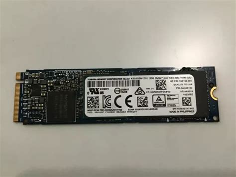 Toshiba 1tb Ssd M2 2280 Xg5 Pcie 3 X 4l Nvme 3d Tlc Bics Kxg50znv1t02