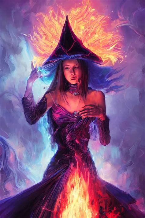 A Fancy Portrait Of A Beautiful Dark Magician Women Stable Diffusion