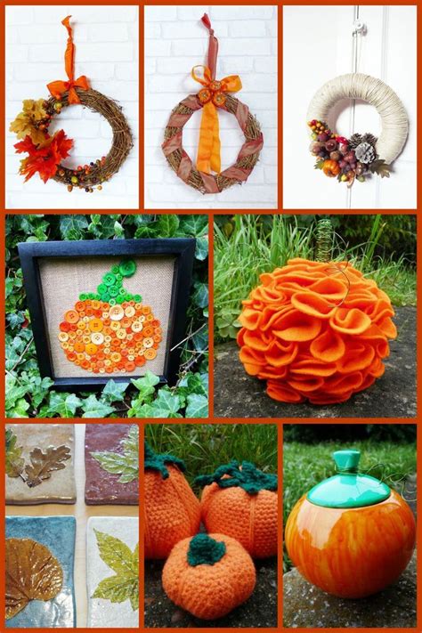 Awesome Autumn Crafts For Adults Wreaths Button Crafts Crochet