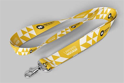 Free Lanyard Id Badge Mockup Mockups Design