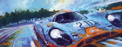 Artist Andrew Hill teams up with motor sport legend Derek Bell | Derek ...