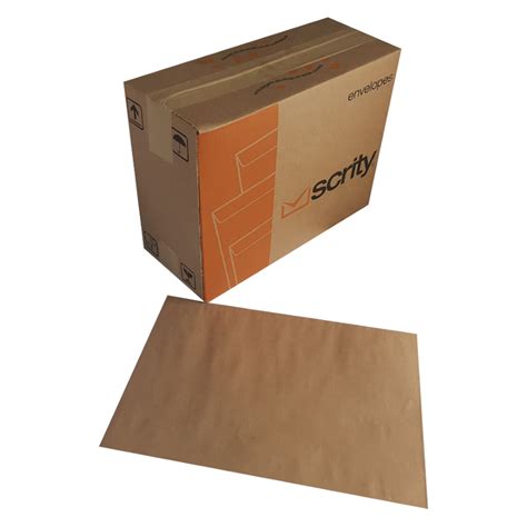 Envelope 260x360 Kraft Natural 80g Scrity Caixa C 250 Un Papelaria