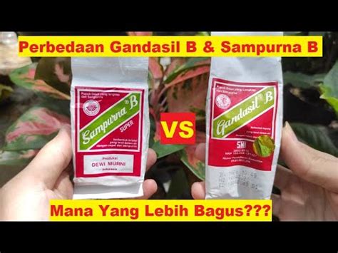 Perbandingan Pupuk Gandasil B Sampurna B Pupuk NPK Untuk Bunga