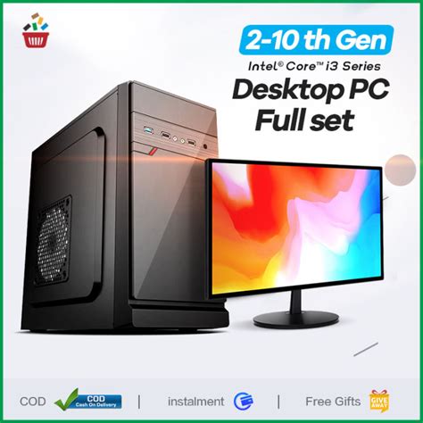 Brand New Desktop Computer Full Set Intel Core I3 8100 Quad Core 16G