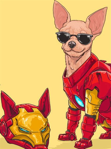 Marvels Greatest Superheroes Recast As Dogs In These Clever Illustrations