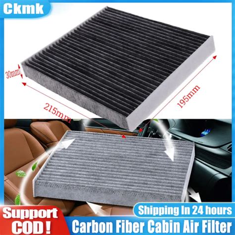 CKMK Carbon Fiber Cabin Air Filter 87139 YZZ08 87139 50060 For Toyota