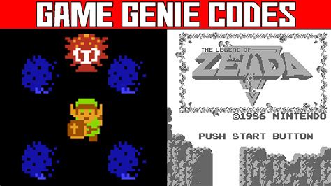 5 Cool Cheat Codes For The Legend Of Zelda Game Genie Codes YouTube