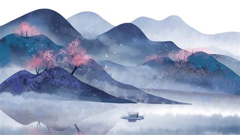 Chinese Feng Shui Ink Landscape National Style Chinese Style Ink