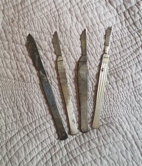 Antique Medical Surgical Scalpel Lot of 10 | #1953118362