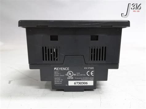 19906 KEYENCE PROGRAMMABLE CONTROLLER KV P16R J316Gallery