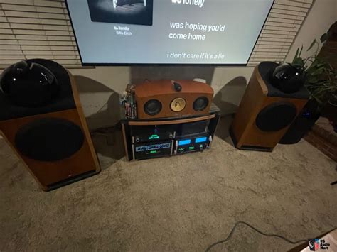 Bowers Wilkins Nautilus Audiophile Speakers In Natural Cherry For