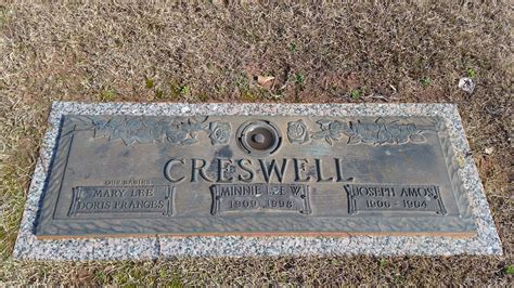 Joseph Amos Creswell 1906 1964 Mémorial Find a Grave