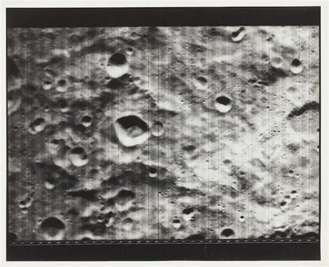 Bonhams Lunar Orbiter I First Lo Image Of The Farside Of The Moon